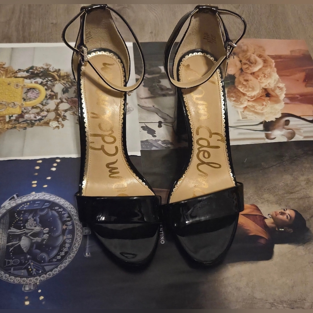 Sam Edelman Black Heels Classic Elegance
